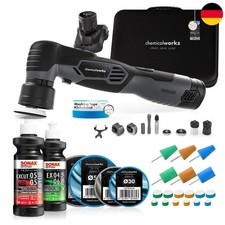chemicalworkz EVO Mini Akku Poliermaschine Nano Exzenter Rotation Komplettset DE