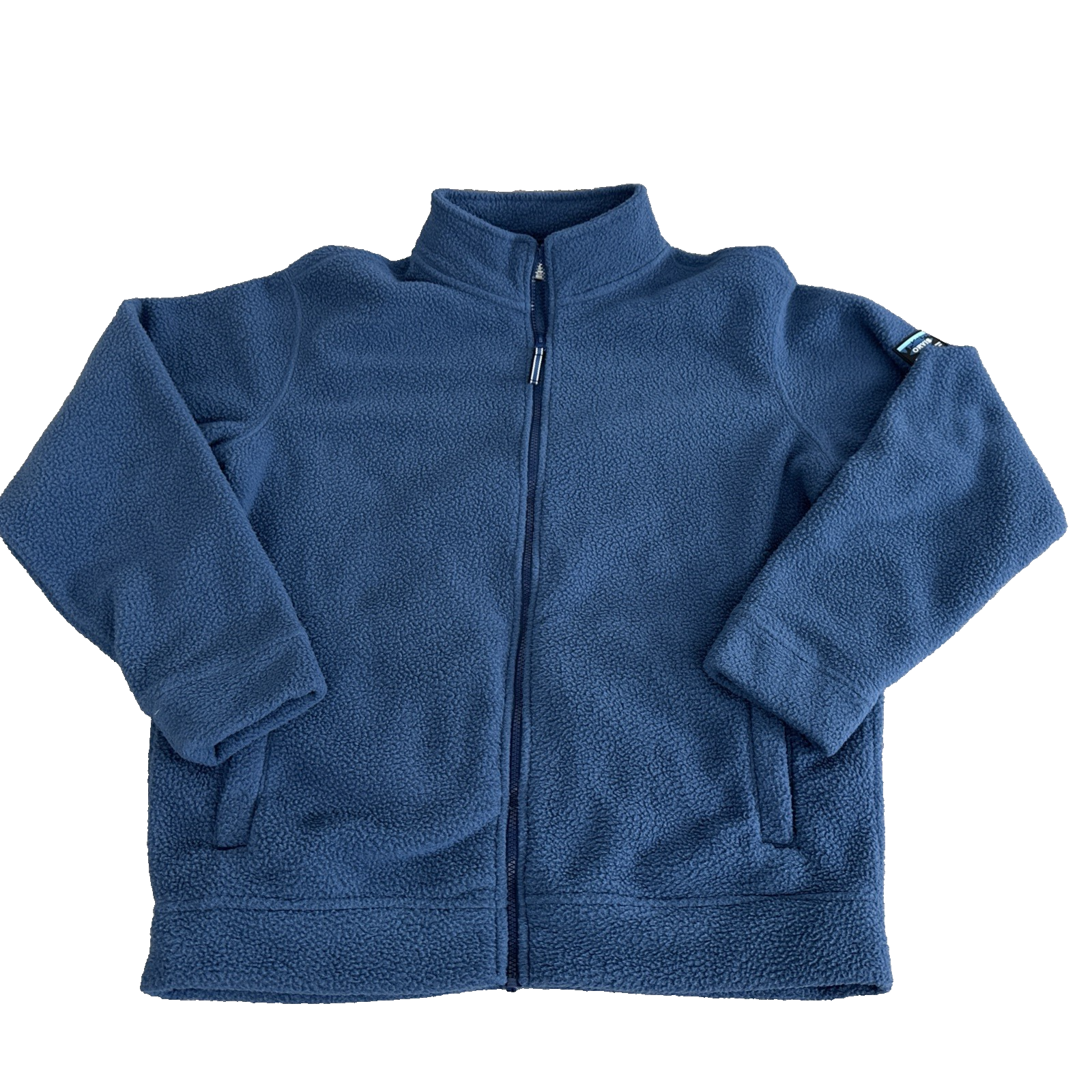 Orvis Men's M Blue Heavyweight Fleece Jacket Full Zip Outdoor Gorpcore Hiking