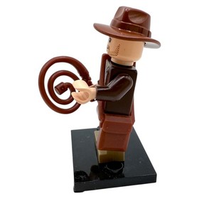 LEGO&reg; Indiana Jones Minifigure with Whip & Bag - Set 7624 - NEW