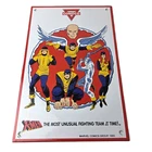 Vintage Conoco Gasoline Sign - X-Men Comics Action Figure Porcelain Pump Sign