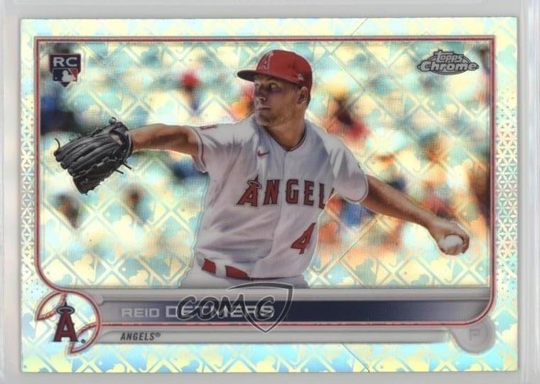 2022 Topps Chrome Logofractor Edition Reid Detmers #86 0lq5