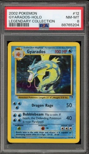 Pokemon Gyarados Legendary Coll. Holo Rare #12 PSA 8