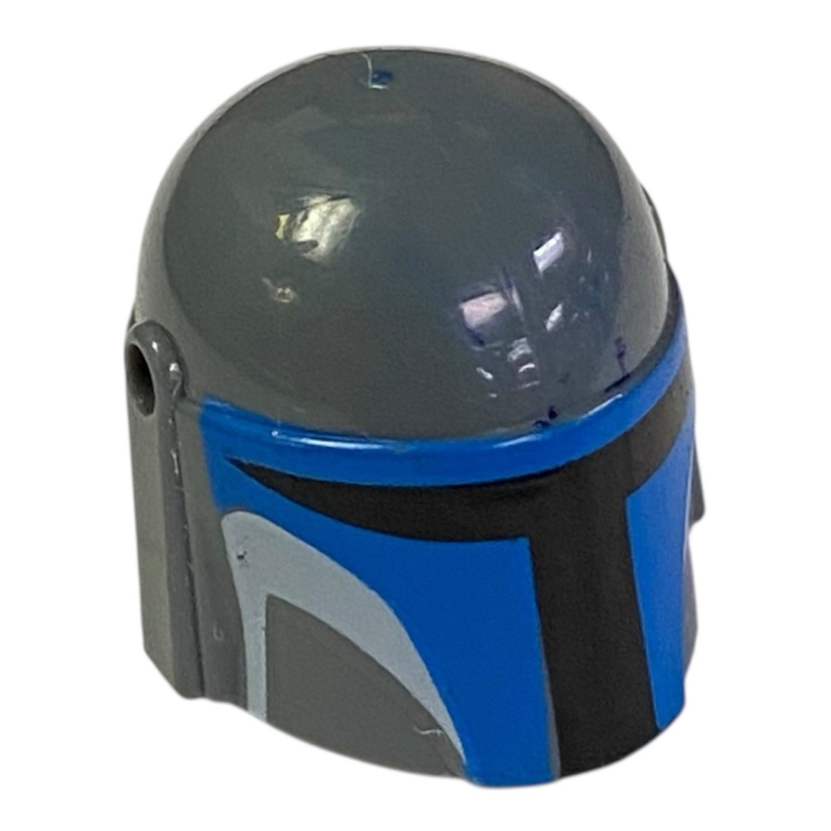 Lego Star Wars Flat Silver Jango Fett Minifigure Helmet Headgear 