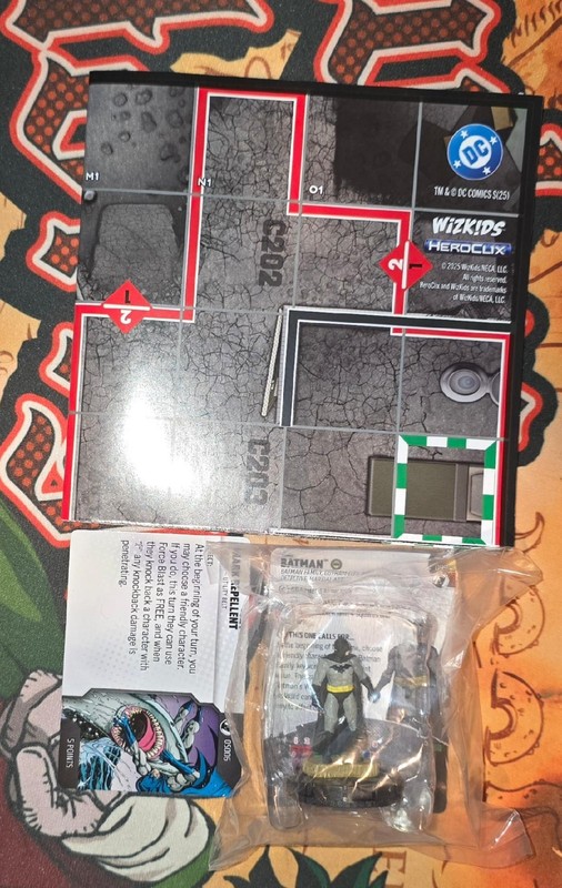 HEROCLIX FIGHT FOR GOTHAM OP KIT BATMAN FIGURE MAP AND ONESHOT