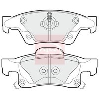 Jeep Grand Cherokee IV 2010 BremsbeläGe Hinten Apec (R90) PAD1688