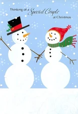 Thinking of A Special Couple At Christmas - Christmas Greeting Card - 94125