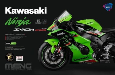MENG MT-007T 1/9 Kawasaki NINJA ZX-10R Motorcycle limited Edition Pre-Colored