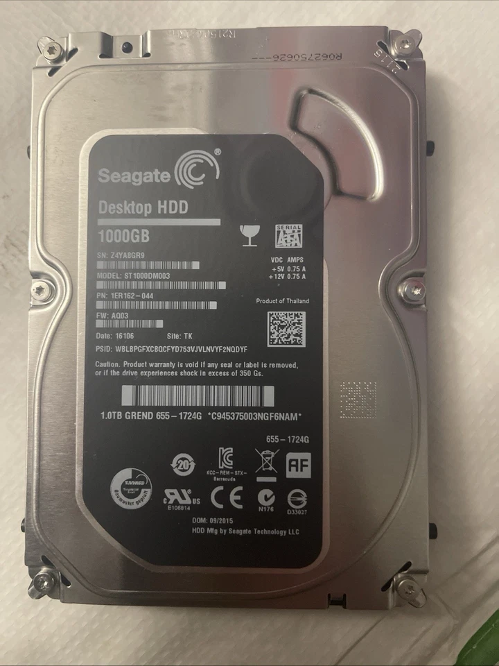 Seagate Desktop HDD 1000GB 1TB