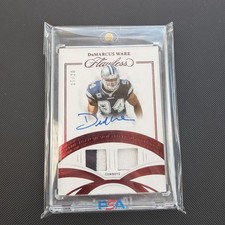 2025 Flawless #GUMS-DWE Demarcus Ware /20 Game Used Memorabilia Signatures Ruby