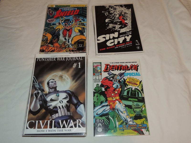 PUNISHER WAR JOURNAL VOL 2 1-26 ANNUAL 1 F-RUN; DEATHLOK 1; SIN CITY; THE SHIELD