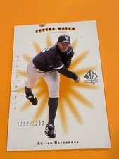 ADRIAN HERNANDEZ 2001 SP Authentic Future Watch #93 Yankees Rookie /1250