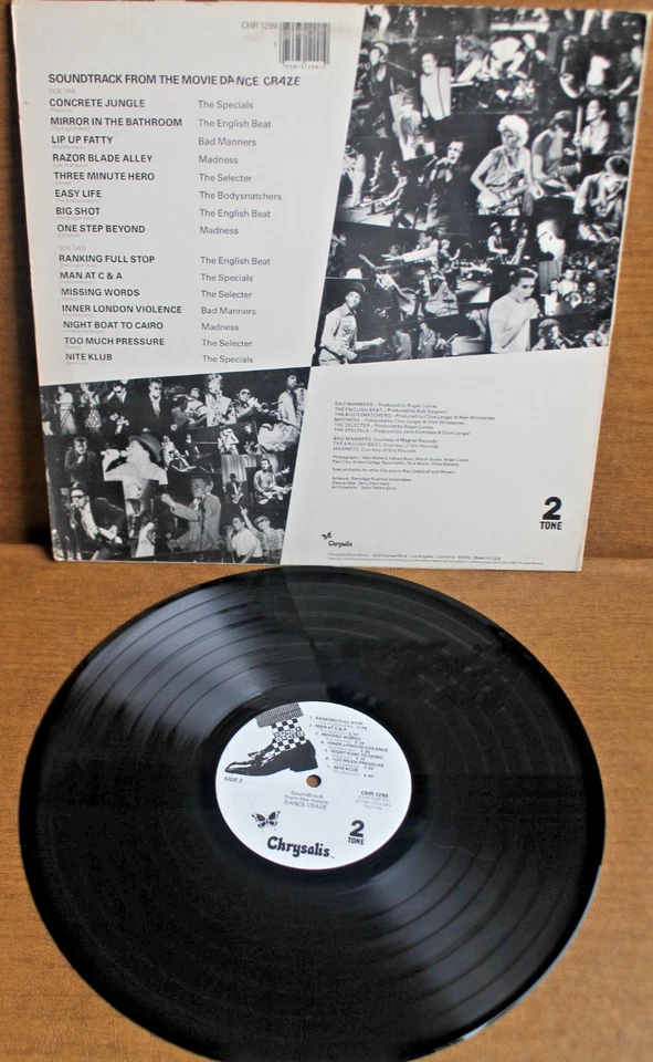 DANCE CRAZE: THE BEST OF BRITISH SKA LIVE! LP- BAD MANNERS;ENGLISH BEAT;SPECIALS Foto 3 de 4