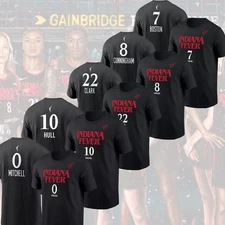 Clark, Cunningham, Boston, Hull Indiana Fever Rebel Edition Name & Number Player