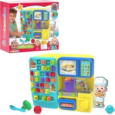 COCOMELON Just Play Learning Kitchen Motorskills Letters Numbers Color Play Food