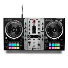 Hercules DJControl Inpulse 500 2-Deck DJ USB-Controller Silver Edition