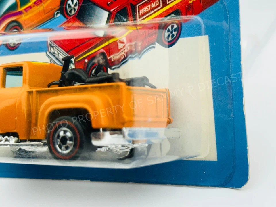 Hot Wheels Redline '56 HI TAIL HAULER Orange Flying Colors NEW in BLISTERPACK! - Image 4 of 4