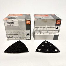 Fein OEM 2 Box Lot Triangle Sanding Paper 40 And 80 Grit 63717110015 63717081018