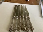 6 Gorham Sterling Silver King Edward Dinner/Luncheon Knives 8-7/8” No Monogram!