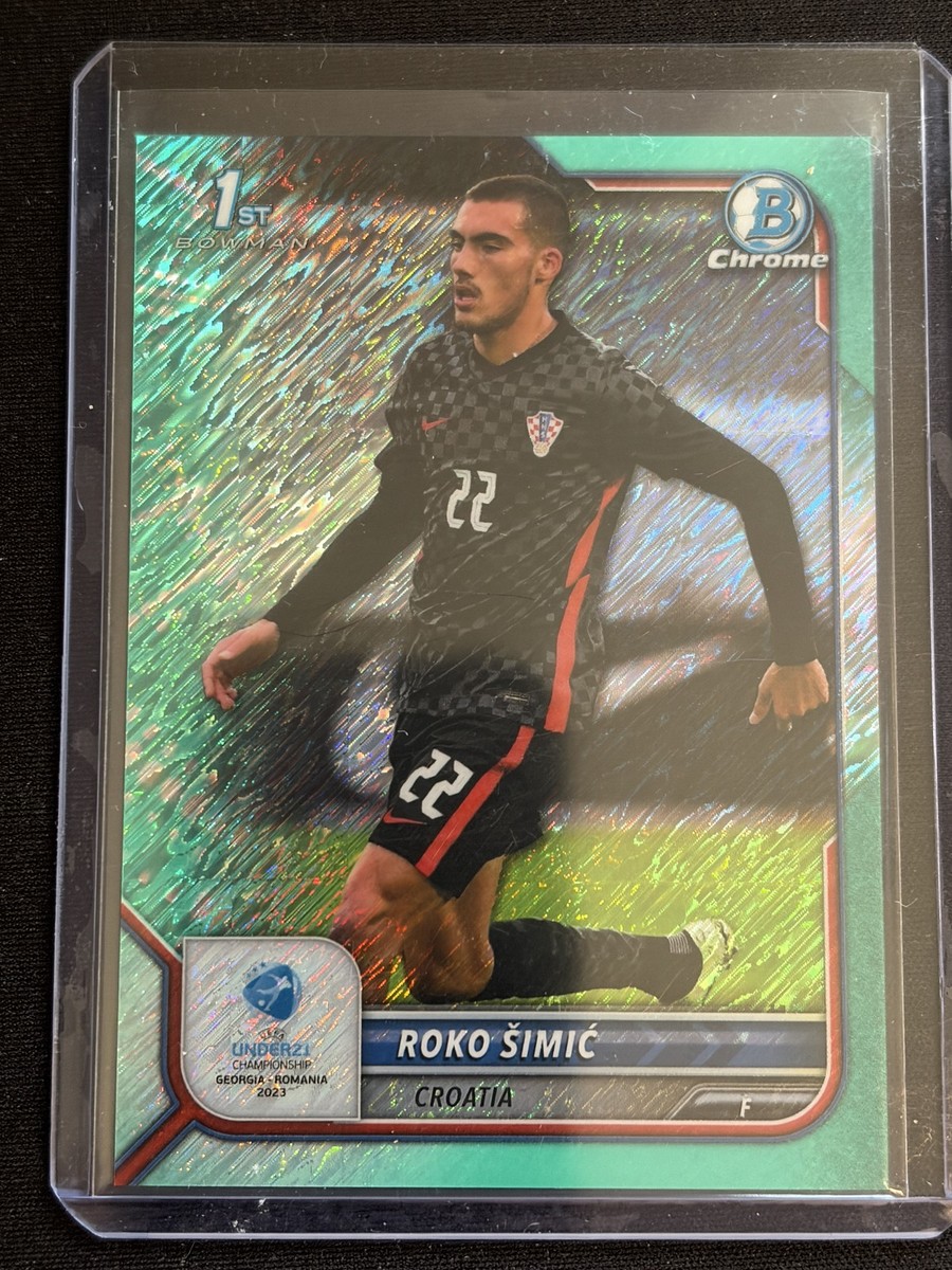 2022 Bowman Chrome #49 Roko Simic Aqua Shimmer Refractors #/125 | eBay