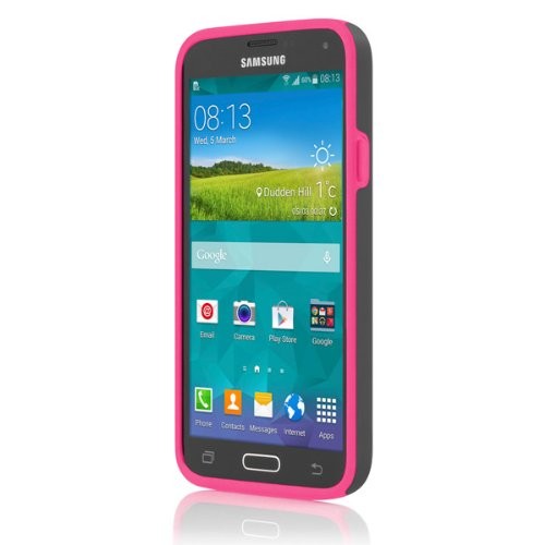 Incipio Stowaway for Samsung Galaxy S5 - Gray/Light Pink - Picture 3 of 6