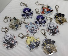 Lot Of Genshin Impact Acrylic Keychains Figures Lot Of Ten From Japan Some Dups
