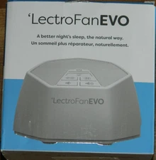 LectroFan ASM1020 EVO White Noise Non-Looping Sleep Sound Machine White