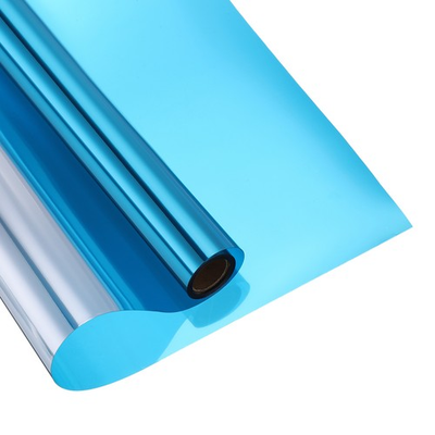 #ad Window Privacy Film One Way Heat Blocking Static Cling Light Blue 35.4x39.4quot; AU $23.90