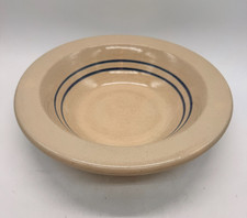 Marshall Pottery Cereal Bowl With Lip Double Blue Stripe Design Tommy Humphries