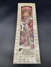 Vintage ORIGINAL Leonardo Collection Boxed Genuine Porcelain Doll - Ginny 40cm