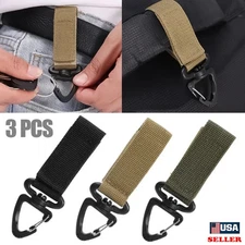 1/3pcs Tactical Carabiner Buckle Hook, Rotating Clip Keychain for Backpack, Belt