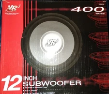 VR 3 VS 120 12 Inch Car Subwoofer Speaker 400 Watt R.M.S. New In Original Box
