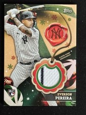 2024 Topps Holiday Everson Pereira Rookie Patch