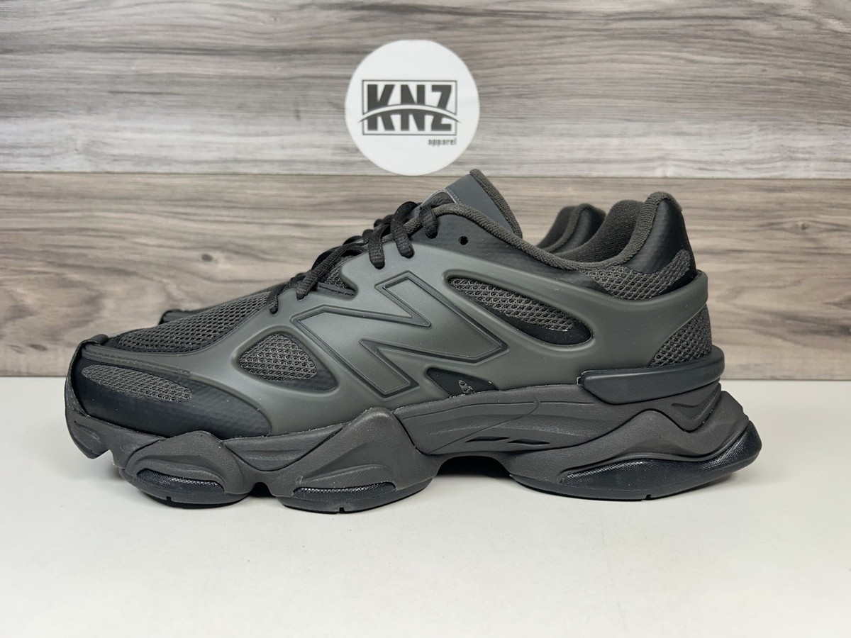 靴 a NEW BALANCE 9060 'Black Cement' Triple Black Authentic Men's