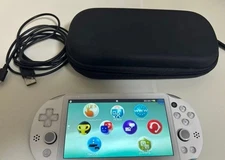 PS Vita Light Blue White PCH 2000 ZA14 Console Charger Tested