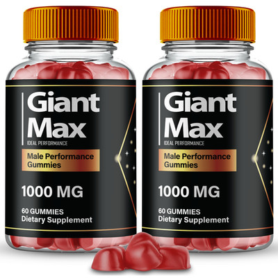 Giant Max Gummies, Official Giant Max Supplement Gummy Maximum Strength (2 Pack)