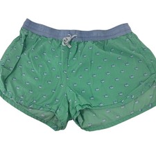 Southern Tide Mens Green Tuna Fish Print Cotton Lounge Shorts Size M