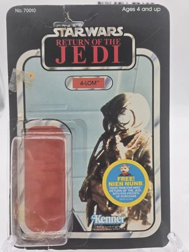 1983 Star Wars ESB/ROTJ 4-LOM TRANSITION 48 Card Back W/Attached Clear Bubble