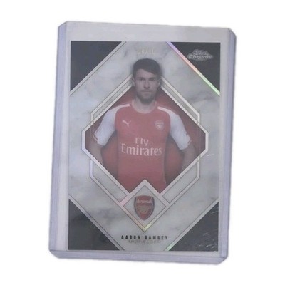 2025/26 Topps Chrome Arsenal Team Set - Aaron Ramsey Marble Icons /10 Black