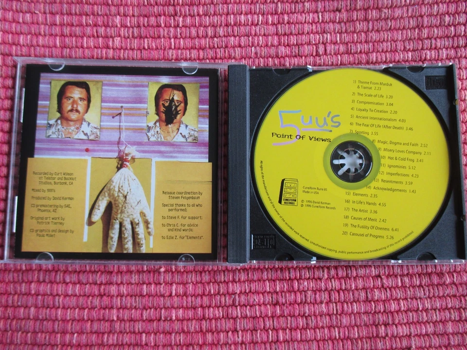 5UU'S - Point Of Views - CD US 1996 - Bild 3 von 3