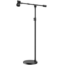 Mic Stand, Max Height 82.28" Microphone Stand Floor Detachable Boom Mic Arm S...