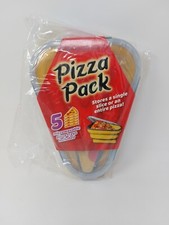 Pizza Pack Container 5 Microwavable Trays Box Foldable Storage Collapsible
