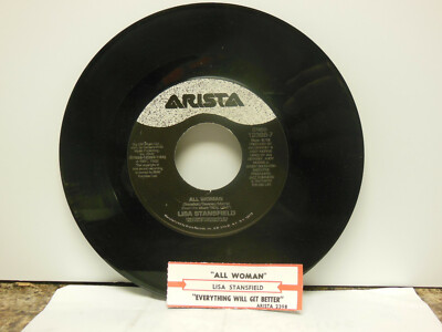 LISA STANSFIELD: ALL WOMAN / EVERYTHING WILL GET BETTER, 45 RPM w/ TS. EX