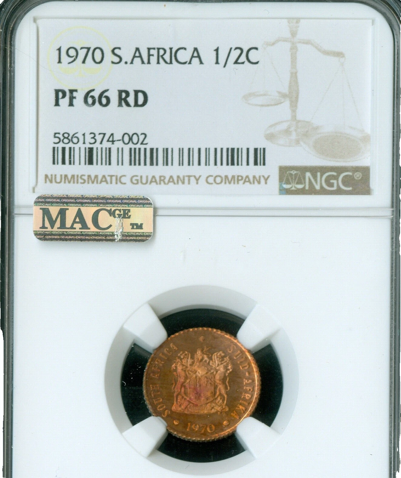 Bronze 1970 African Coins