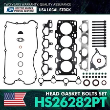 Full Gasket Set & Head Bolts Fit For 99-06 Kia Optima Hyundai Santa Fe 2.4L DOHC
