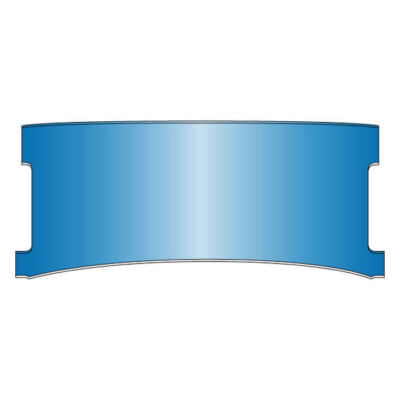 National Cycles Heavy Duty Lower Windshield, blau, für Harley-Davidson 49-59