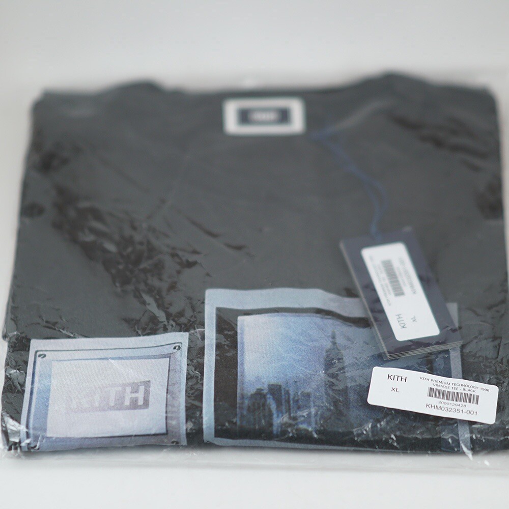 Kith Premium Technology 1996 Vintage Tee Size XL Black Shirt