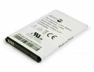 GENUINE DORO BDA-2000A BATTERY FOR DORO 8031 8031C 8030 Liberto 825 822 2000mAh