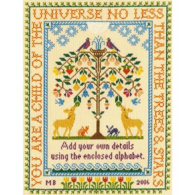 Bothy Threads Kreuzstich-Set ''Baum des Lebens'', 24x31cm, XS6, Zählmuster
