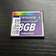Transcend INDUSTRIAL COMPACTFLASH 8GB 45X TS8GCF45I FIXED DISK BOOTABLE MEMORY
