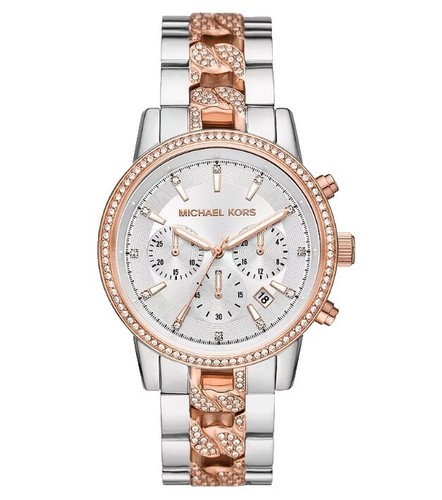NWOT!! MK Gold Diamond Watch Mk3398 Michael Kors Women main image 4